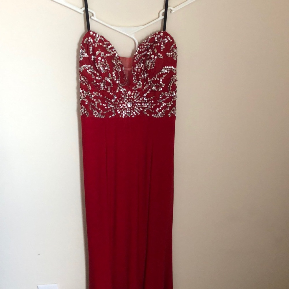Red dress